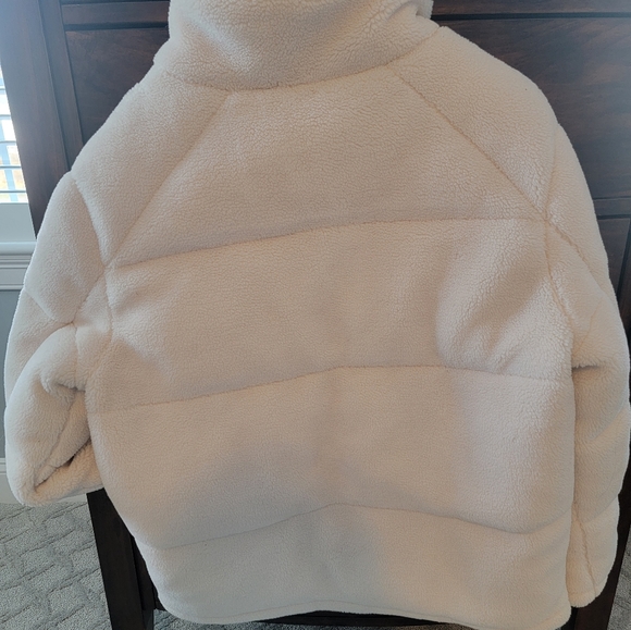 NWT Rebecca Minkoff Natural Puffer Jacket - Picture 2 of 3
